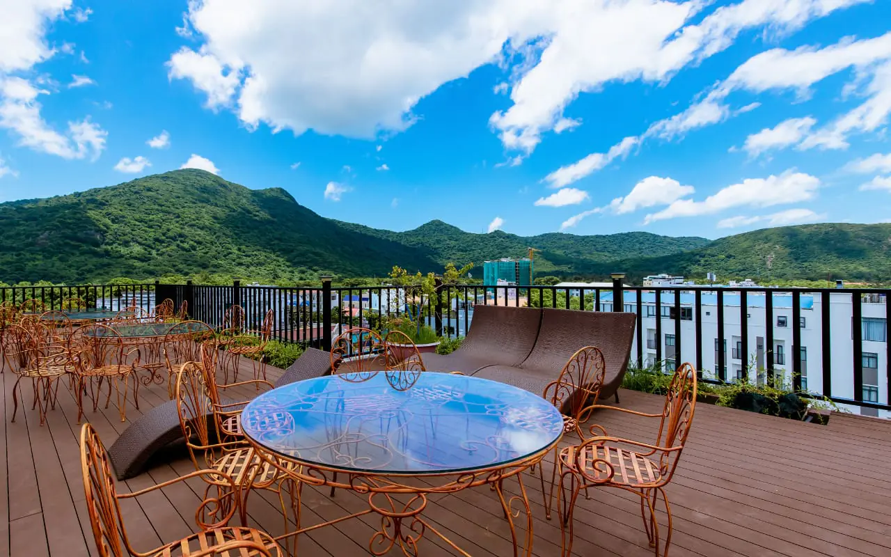 View sân thượng Tuấn Ninh II Côn Đảo 