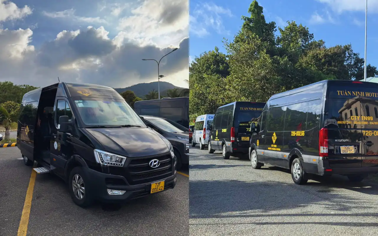 Xe đưa đón khách - Tuấn Ninh II Côn Đảo