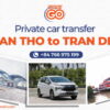 private car transfer from Can Tho to Tran De port (soc trang)