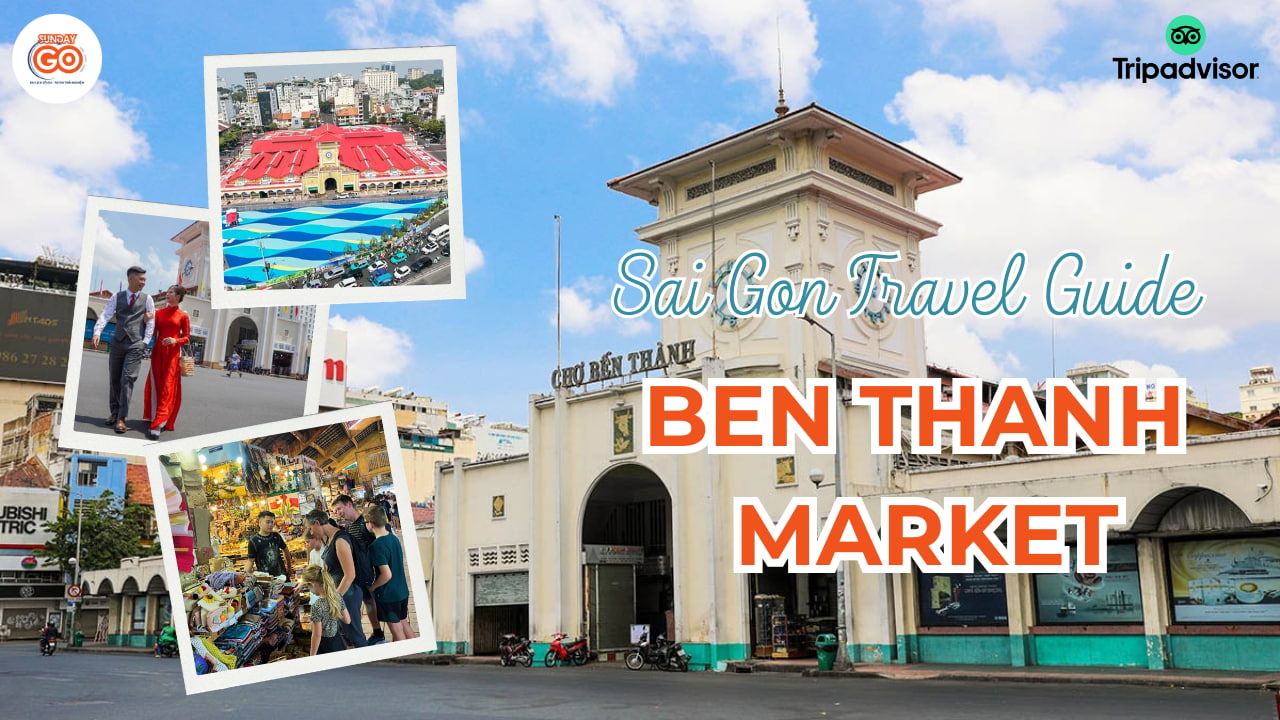ben thanh market in ho chi minh city vietnam