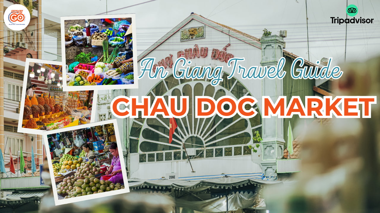 chau doc market an giang viet nam