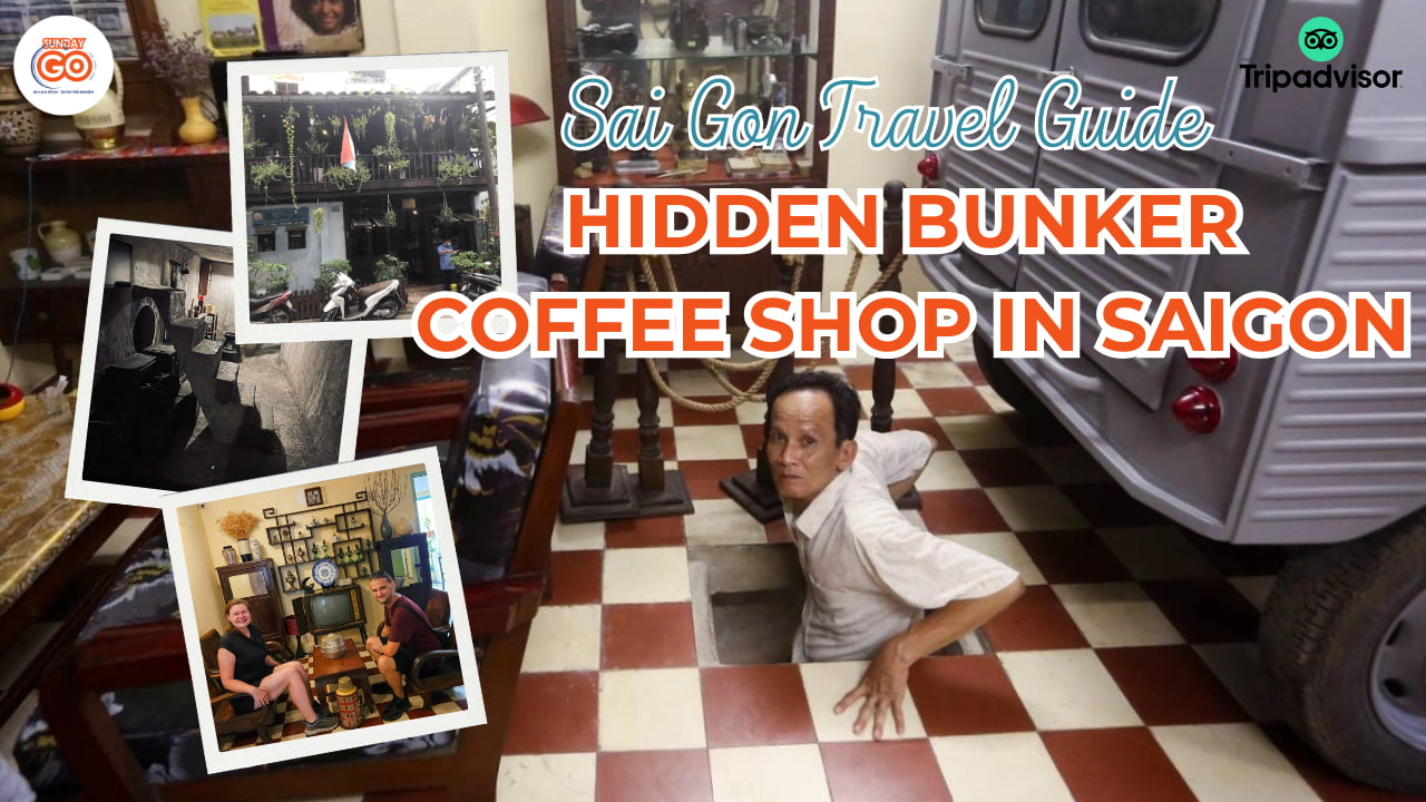 hidden bunker coffeeshop in saigon