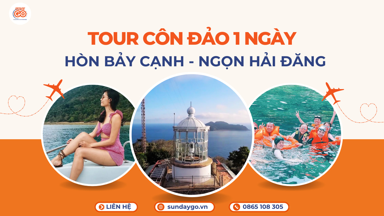 Tour Côn Đảo 1 ngày | Hòn Bảy Cạnh - Ngọn Hải Đăng 1 Tour Côn Đảo 1 ngày - Hòn Bảy Cạnh_Ngọn Hải Đăng