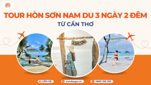 Tour Hòn Sơn Nam Du 3 ngày 2 đêm từ Cần Thơ