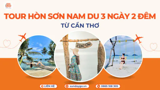 Tour Hòn Sơn Nam Du 3 ngày 2 đêm từ Cần Thơ