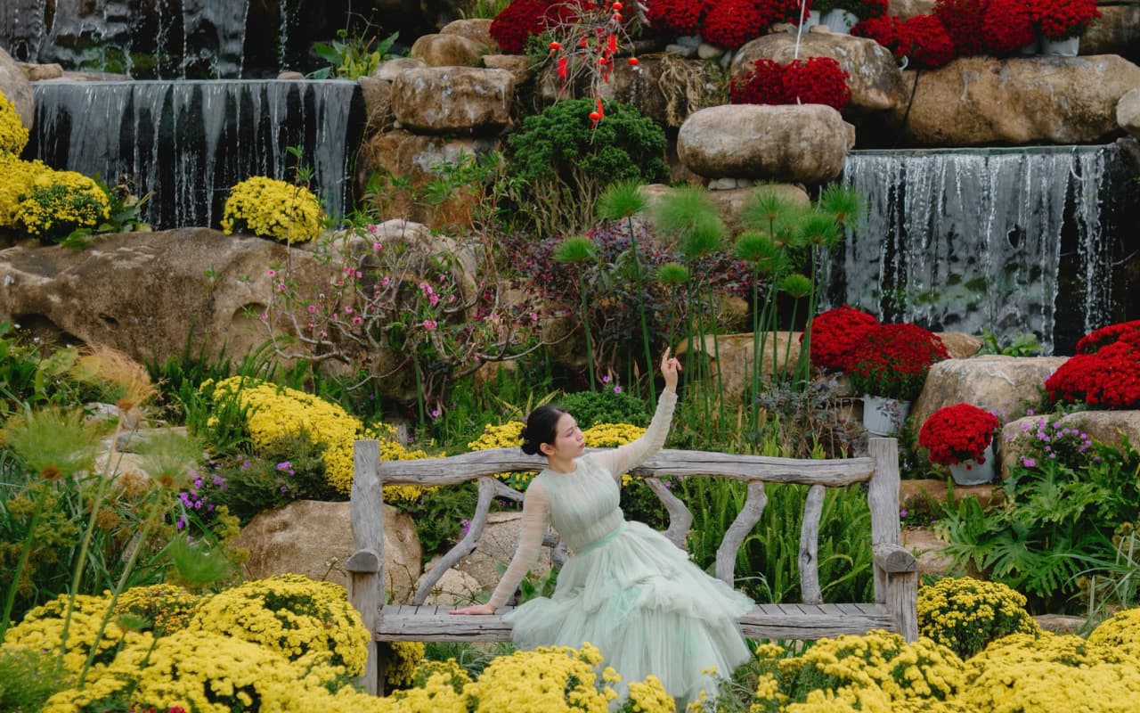 Tour Đà Lạt 3 ngày 3 đêm từ TP HCM - Thác Hoa Đào 