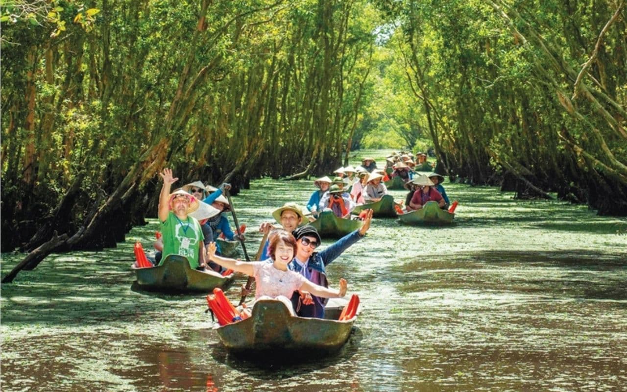Ảnh khách check in khu du lịch sinh thái Gáo Giồng