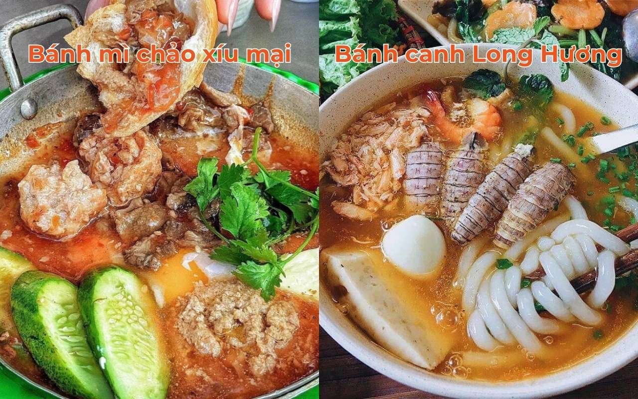 Đặc sản Vũng Tàu có gì? Top 15 món ngon & làm quà 2026 8 Bánh mì chảo xíu mại và bánh canh Long Hương