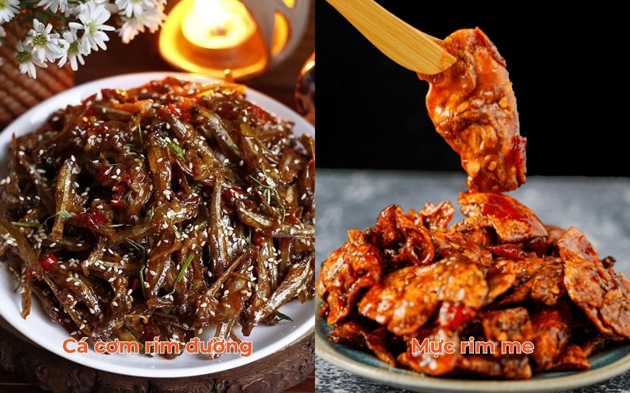 Đặc sản Hòn Sơn: 10+ món ngon & mua làm quà (2026) 11 Cá cơm rim đường và mực rim me