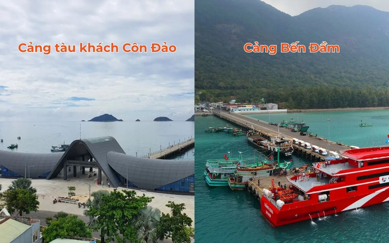 Cảng tàu Côn Đảo mới khác cảng Bến Đầm