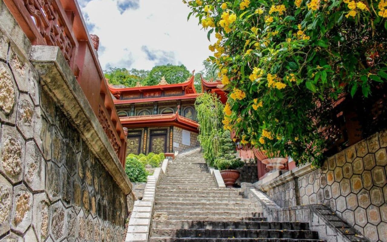 Đường đi chùa Hang An Giang