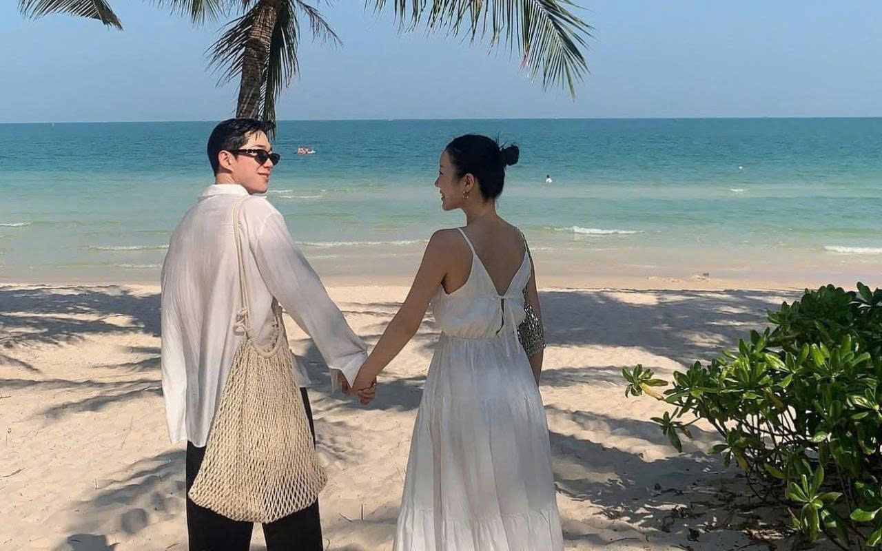 Khách check-in tại bãi Khem Phú Quốc