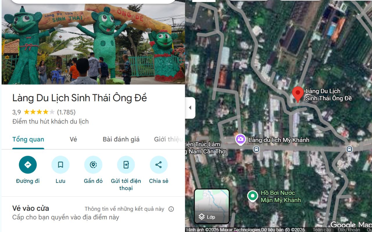 Làng du lịch Ông Đề Cần Thơ | Vui chơi & Teambuilding thả ga 3 Làng du lịch Ông Đề ở TP Cần Thơ