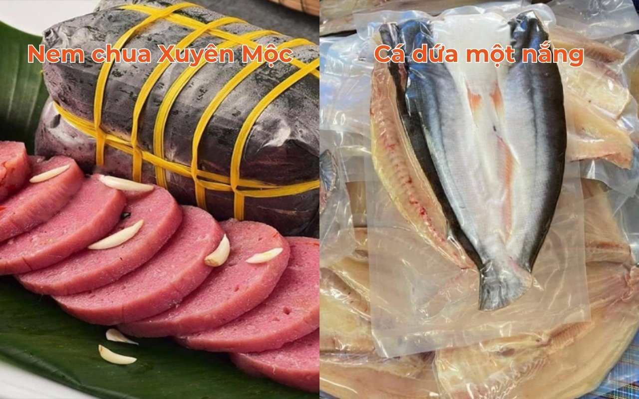 Đặc sản Vũng Tàu có gì? Top 15 món ngon & làm quà 2026 13 Nem chua Xuyên Mộc và cá dứa một nắng