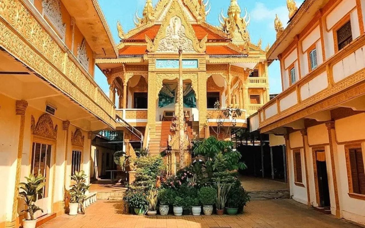 Ngôi chùa có lối kiếm trúc đặc trưng bản sắc dân tộc