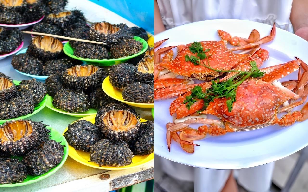 Top 10+ đặc sản Phú Quốc và làm quà cực hot (2026) 5 Nhum biển nướng mỡ hành và ghẹ Hàm Ninh