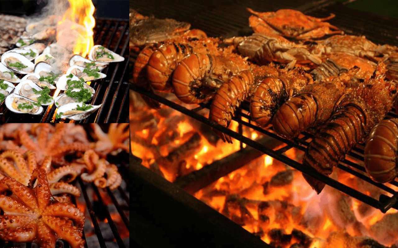 Bãi Bàng Hòn Sơn: Check-in cây dừa nghiêng huyền thoại 2026 7 Thưởng thức BBQ ở Bãi Bàng