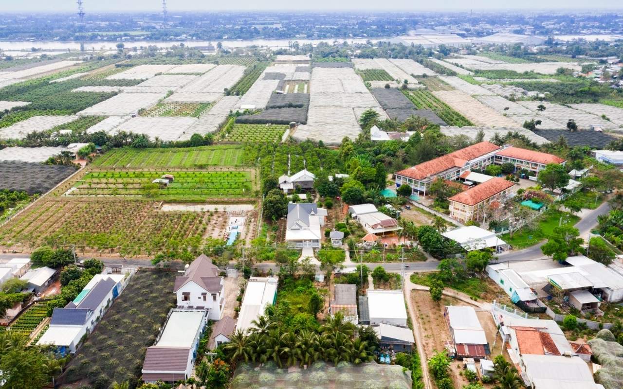 Cù lao Tân Lộc Cần Thơ: Kinh nghiệm du lịch từ A - Z 2026 2 Cù lao Tân Lộc nằm giữa dòng sông Hậu