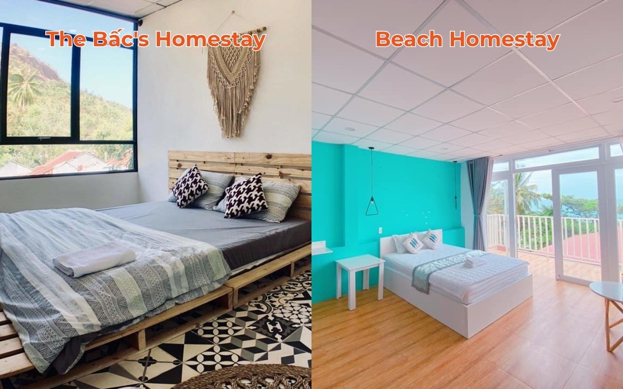 Bãi Bấc Hòn Sơn - Check-in vẻ đẹp hoang sơ của biển 7 Homestay có không gian thiết kế ấn tượng và nhiều tiện nghi