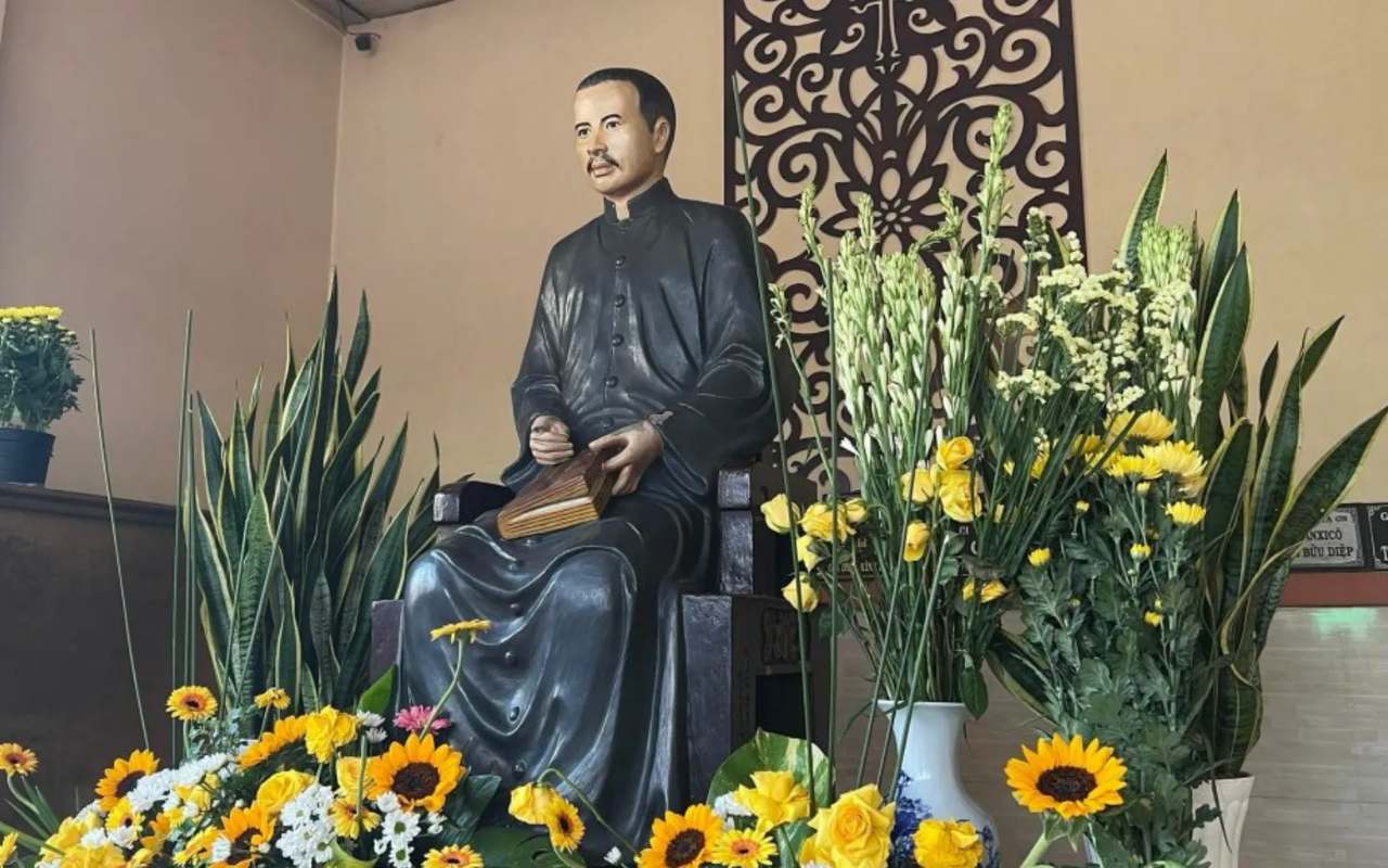 Nhà thờ Tắc Sậy thờ cha Trương Bửu Diệp