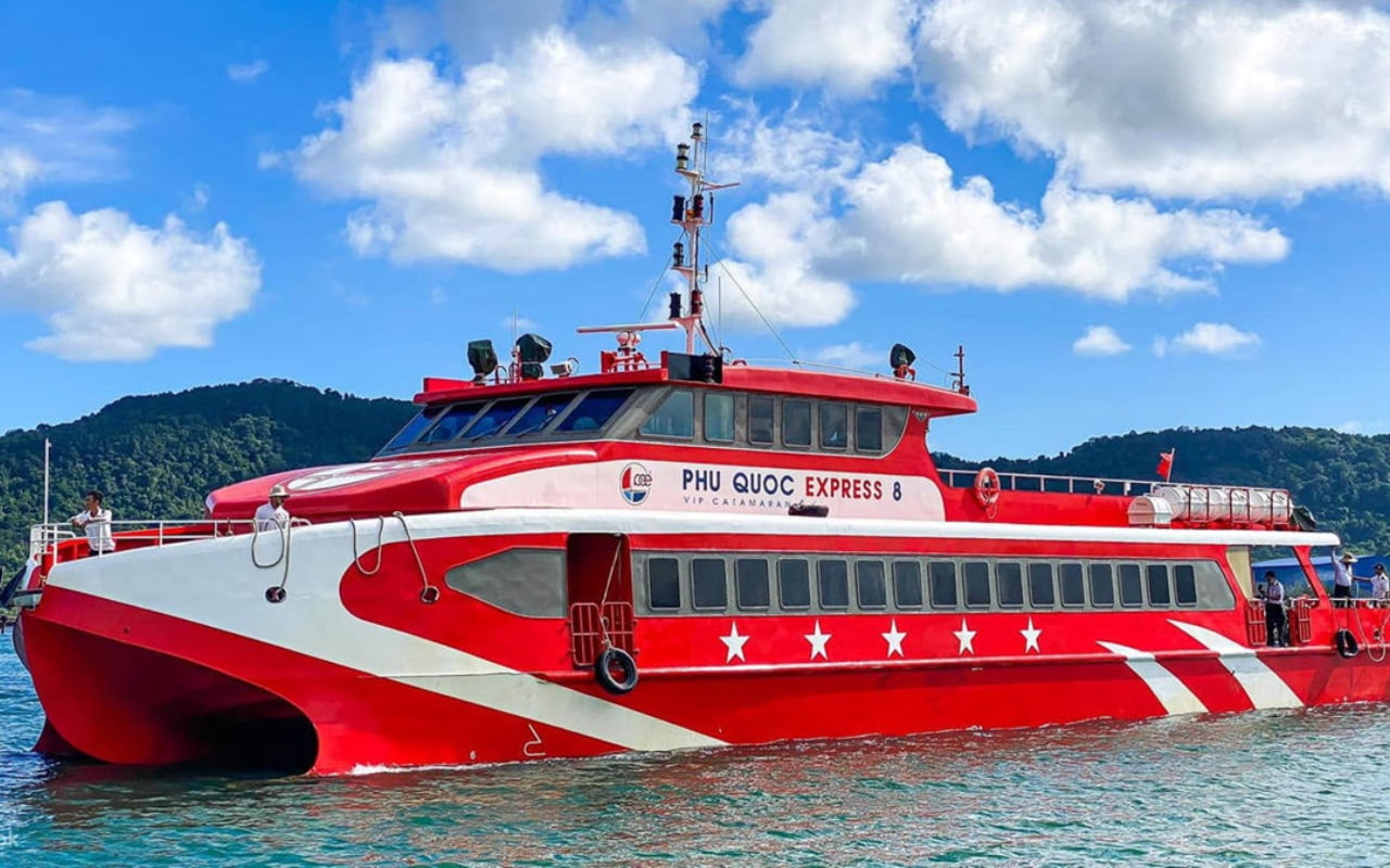 Tàu cao tốc Phú Quốc Express Rạch Giá đi Phú Quốc