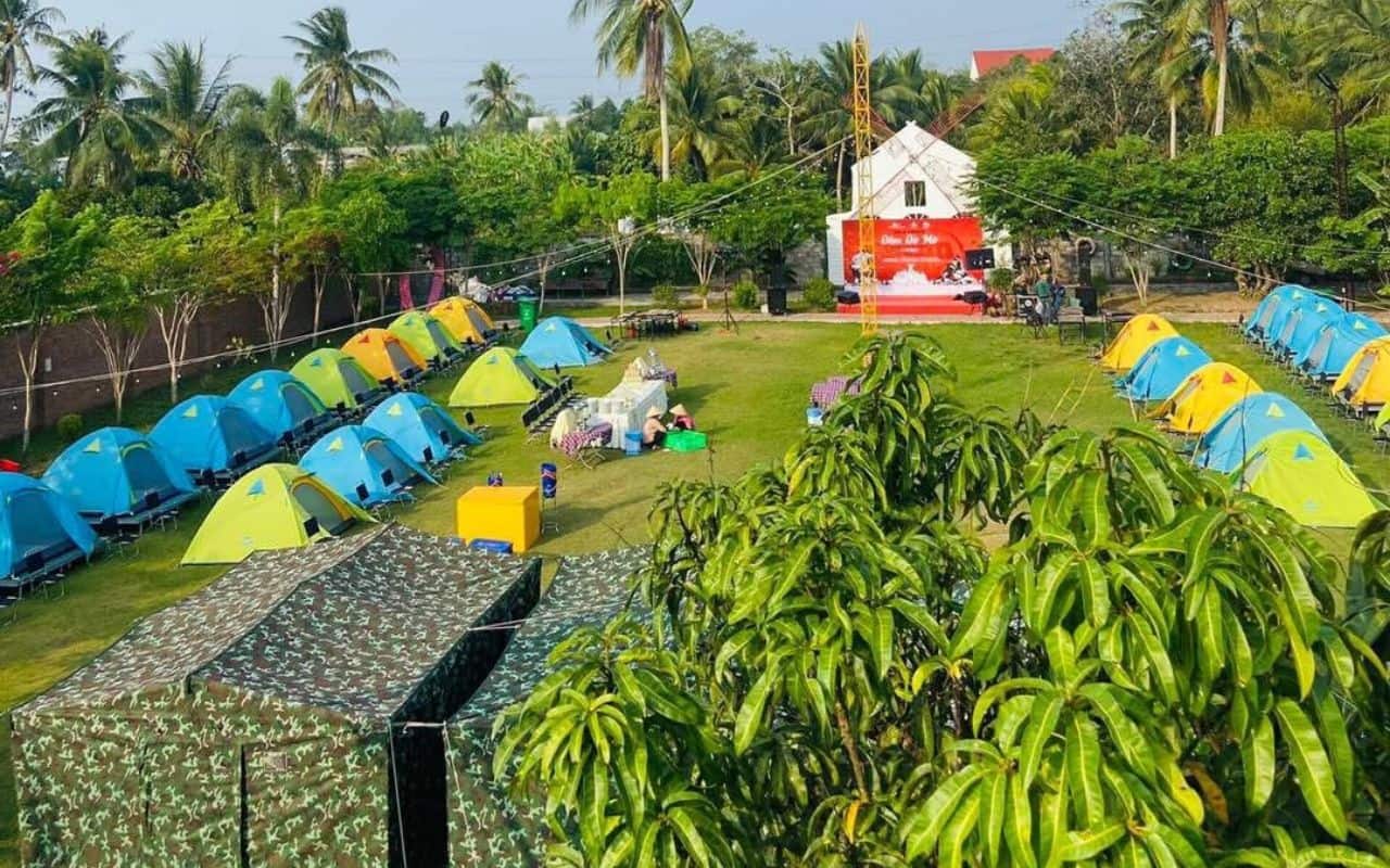 Bảo Gia Trang Viên: Khu du lịch sinh thái nổi bật ở Cần Thơ 6 Khu vực cắm trại Bảo Gia Trang Viên