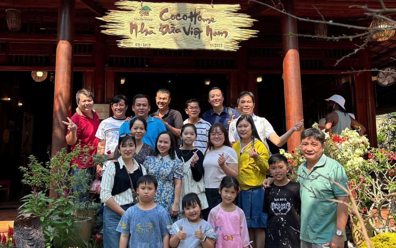 Tour Cần Thơ Vĩnh Long 1 ngày - Cù lao An Bình 4 Tour Cần Thơ Vĩnh Long 1 ngày - Nhà dừa