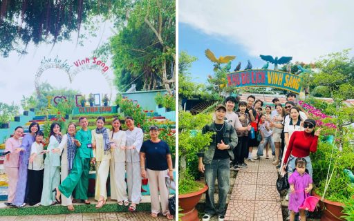 Tour Cần Thơ Vĩnh Long 1 ngày - Cù lao An Bình 9 Tham quan khu du lịch Vinh Sang