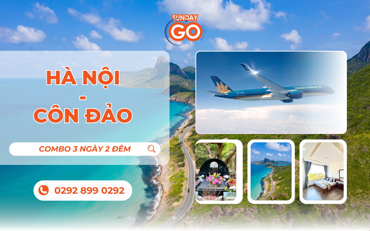 Combo Côn Đảo 3 ngày 2 đêm từ Hà Nội bằng máy bay 1 Combo Côn Đảo 3 ngày 2 đêm bằng máy bay