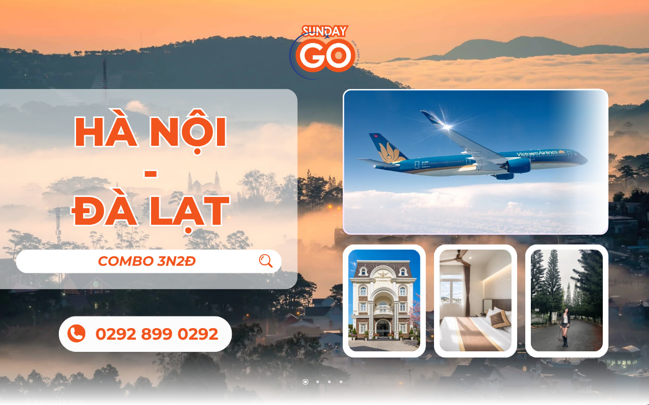 Combo Đà Lạt 3 ngày 2 đêm từ Hà Nội bằng máy bay 1 Combo Đà Lạt 3 ngày 2 đêm từ Hà Nội