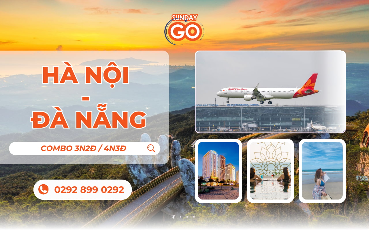 Combo Đà Nẵng từ Hà Nội bằng máy bay | 3N2Đ | 4N3Đ 1 Combo Đà Nẵng từ Hà Nội bằng máy bay