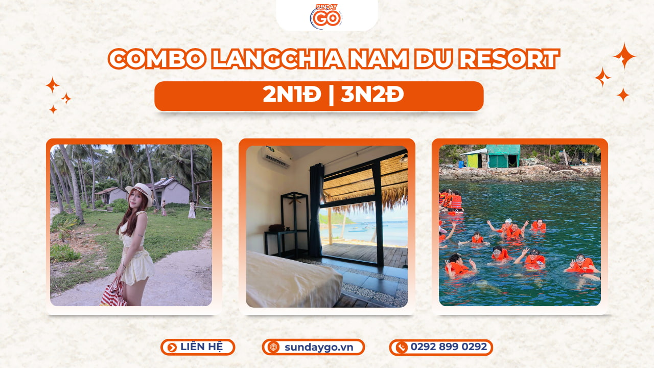 Combo Langchia Nam Du Resort | 2N1Đ | 3N2Đ 1 Combo Langchia Nam Du Resort | 2N1Đ | 3N2Đ