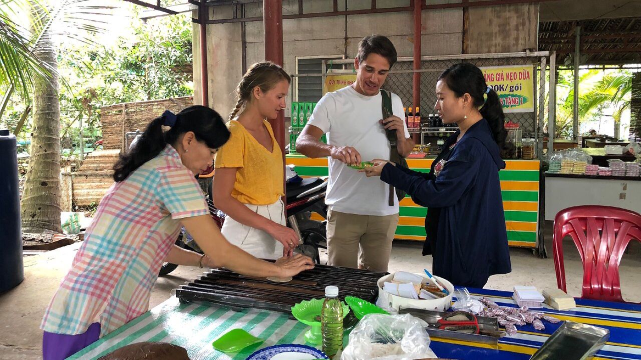 Local Coconut Gardens and Candy Workshops