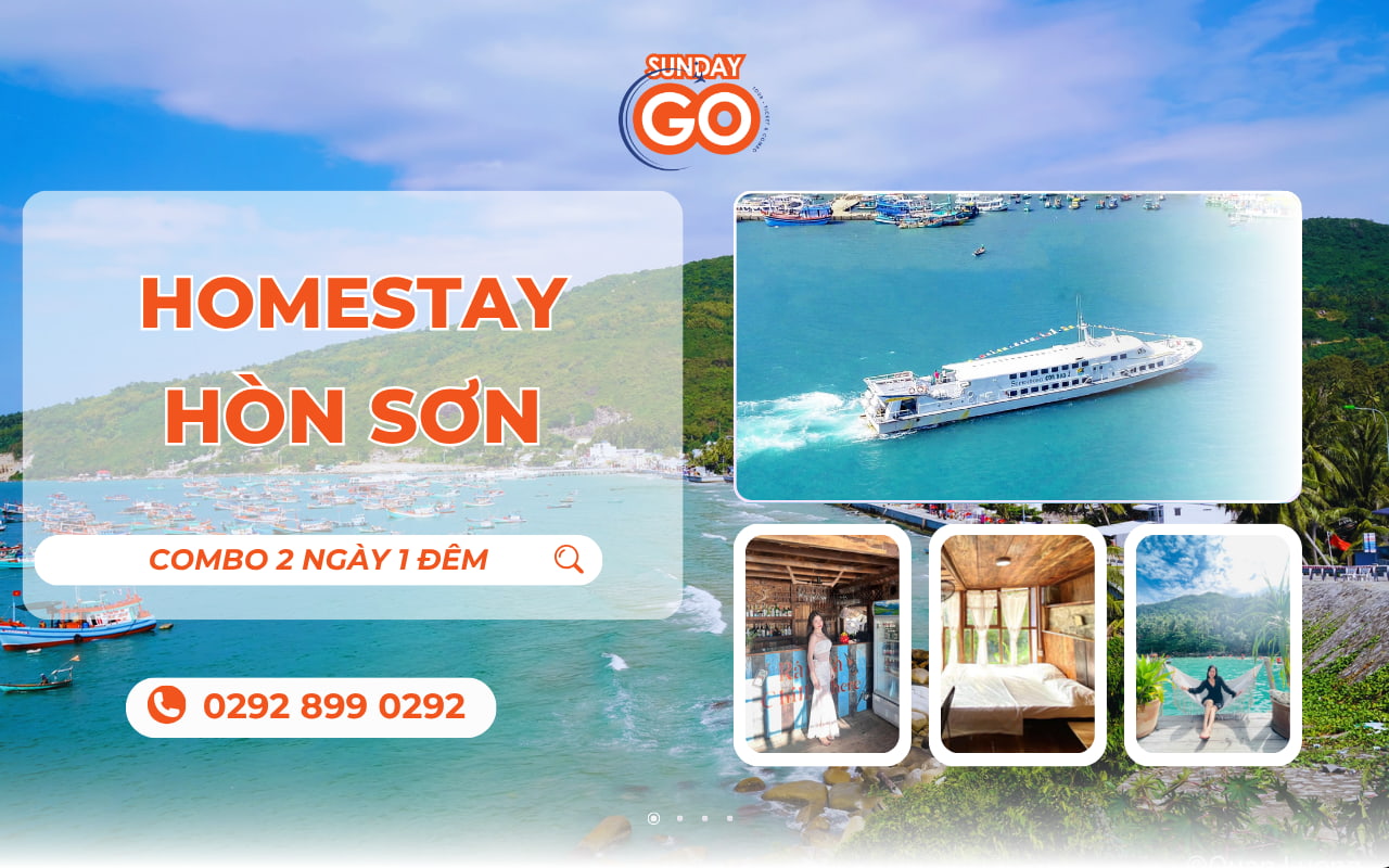 Combo Hòn Sơn 2 ngày 1 đêm | Homestay Hòn Sơn 1 Combo Hòn Sơn 2 ngày 1 đêm - Homestay Hòn Sơn