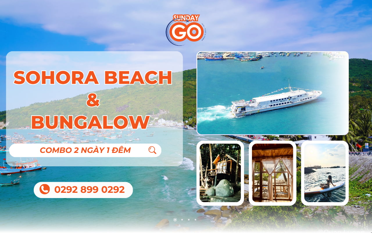 Combo Hòn Sơn 2 ngày 1 đêm | Sohora Beach & Bungalow