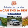 Private car transfer from Can Tho to Ben Tre