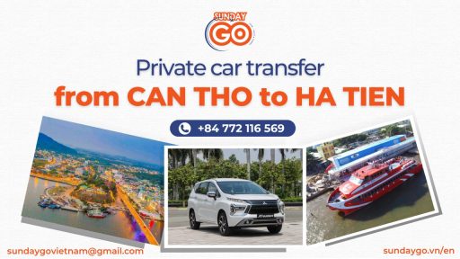 Private car transfer from Can Tho to Ha Tien