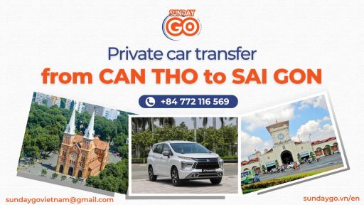 Private car transfer from Can Tho to Sai Gon